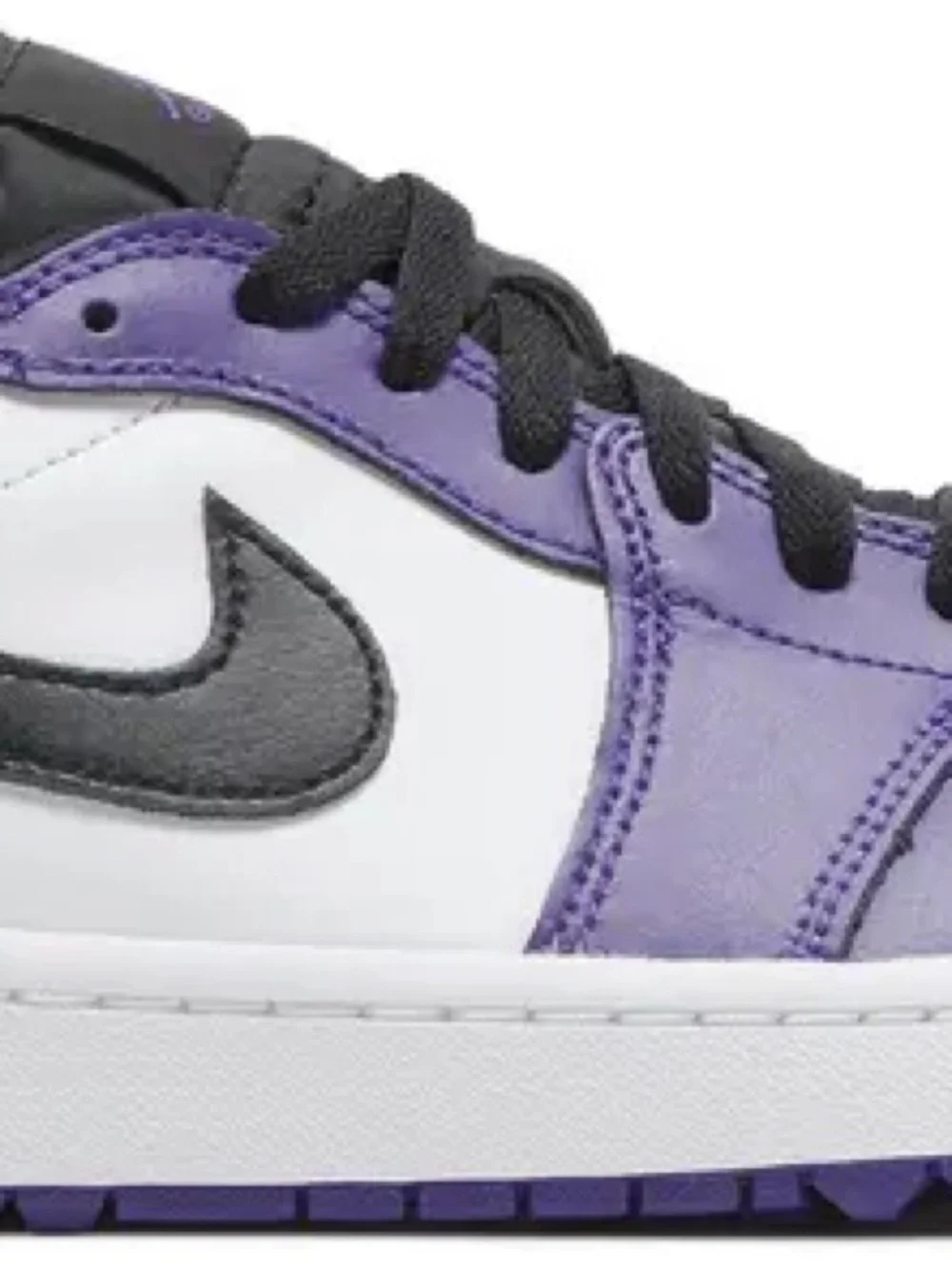 Jordan Golf Low Top Sneakers in Purple, White & Black